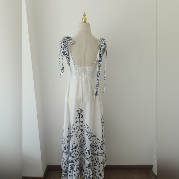 Alemais Leela Ballet Sundress in Cream - Picture 7 of 13